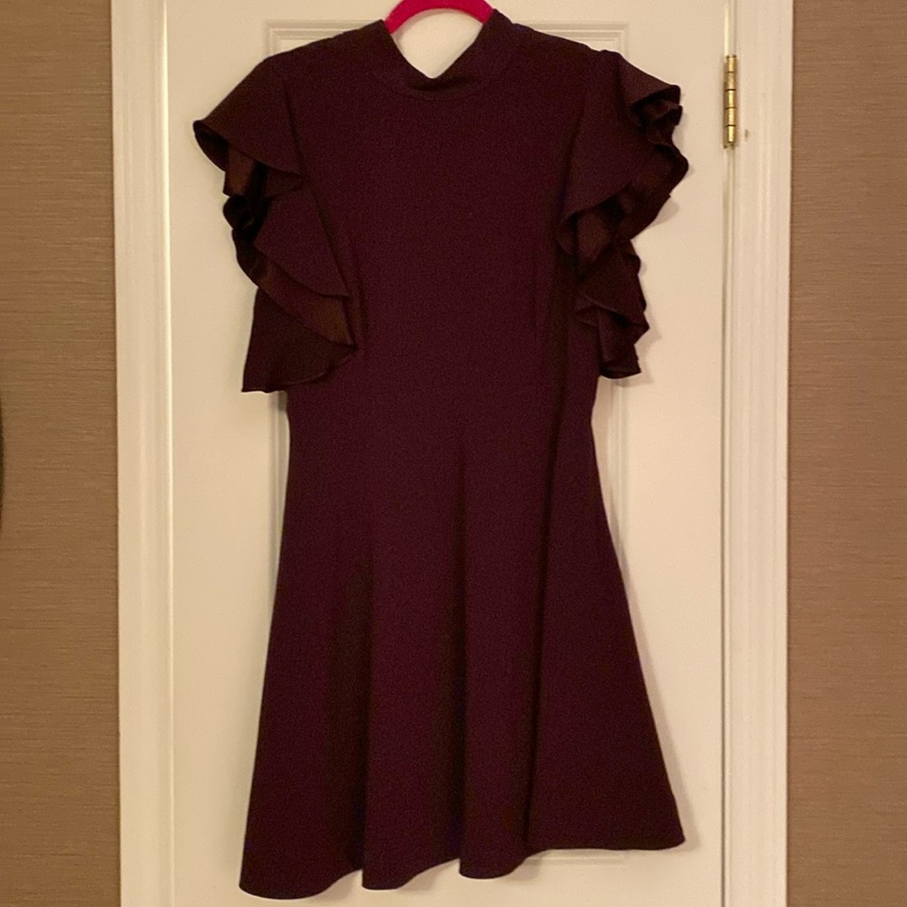 Cinqasept size 6 deep purple dresss